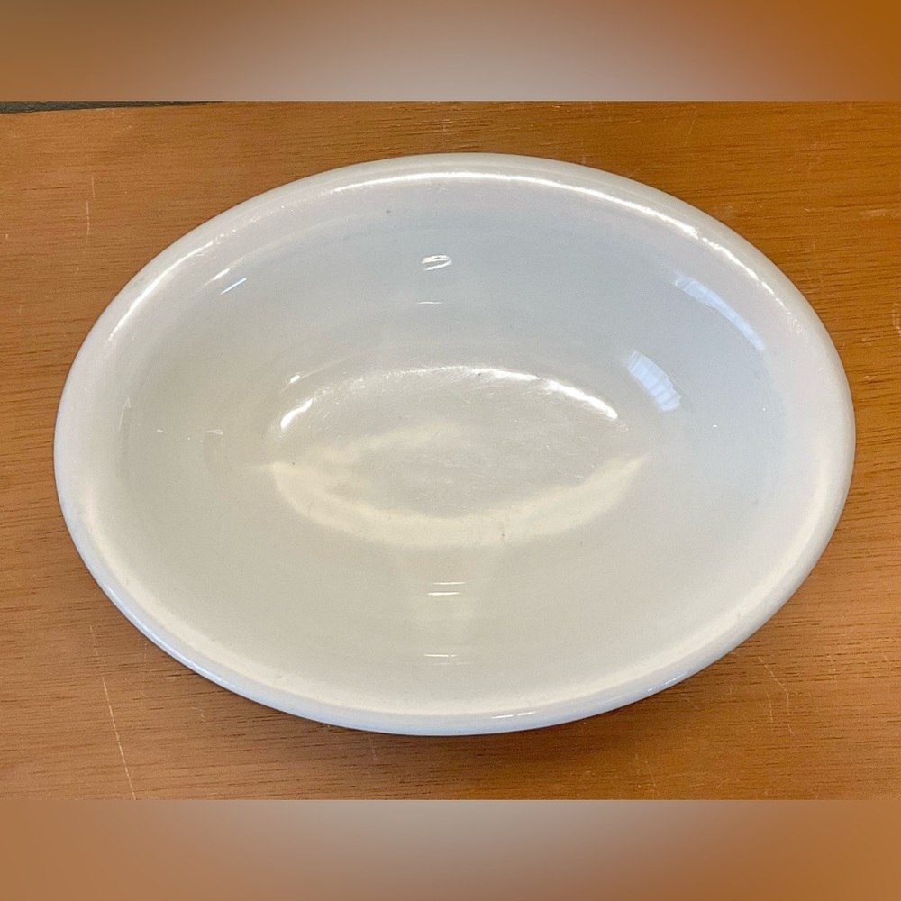Vintage Ironstone Oval Bowl